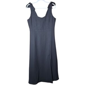 NWT Black Sleeveless Midi Dress Size Large